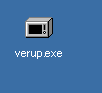 「verup.exe」をダブルクリック